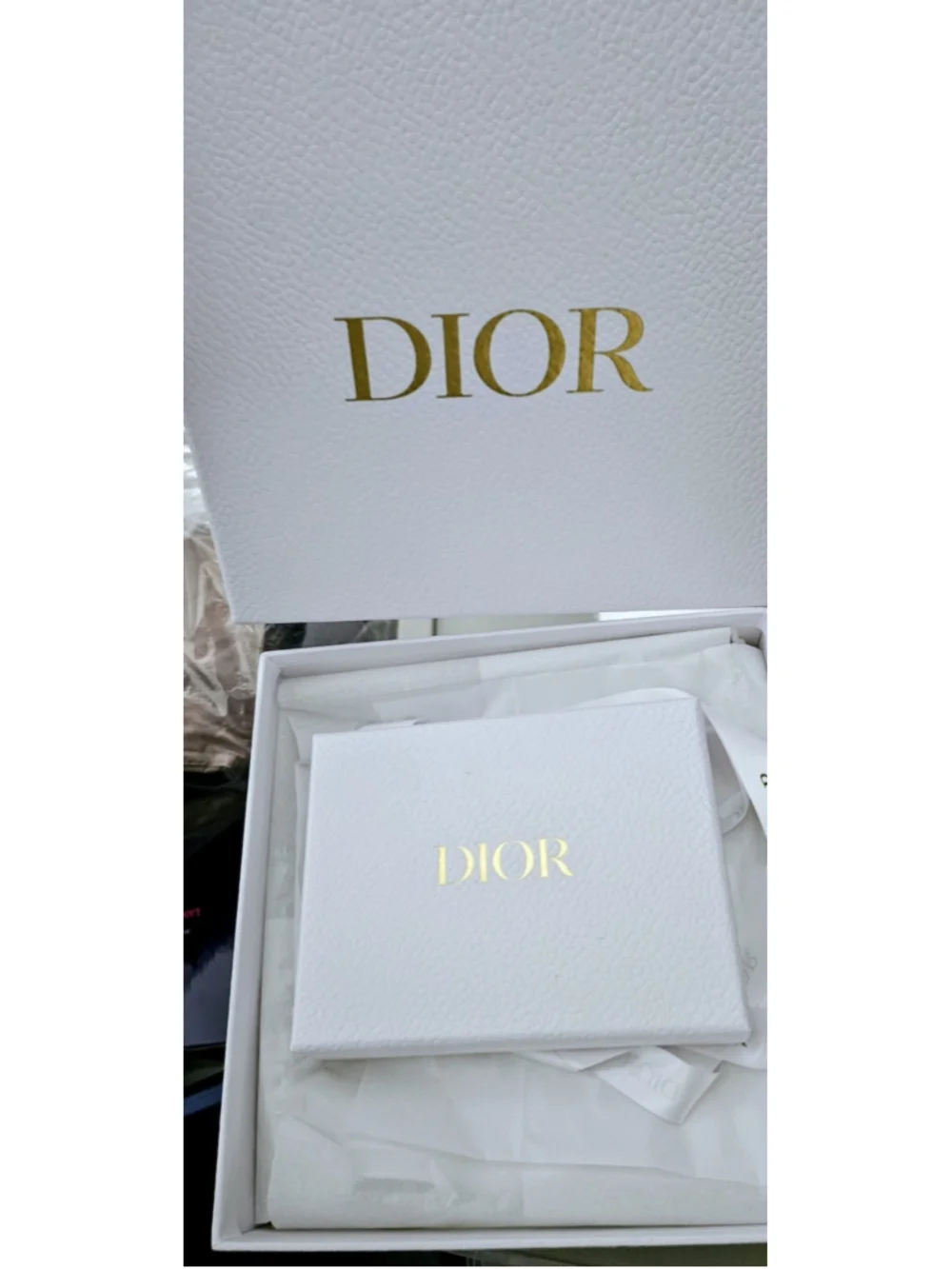 Dior Beauty Silver Cannage Compact Mirror&Lipstick Set In Beatiful Large Box - Picture 4 of 11